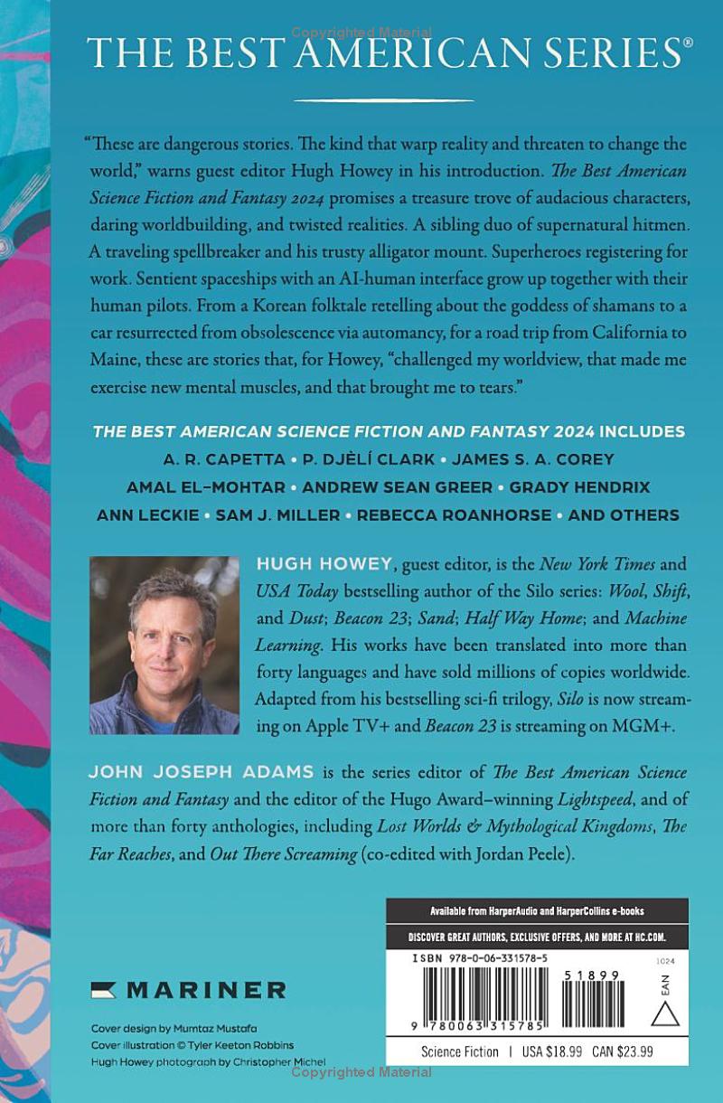 The Best American Science Fiction and Fantasy 2024: Hugh Howey BOOK