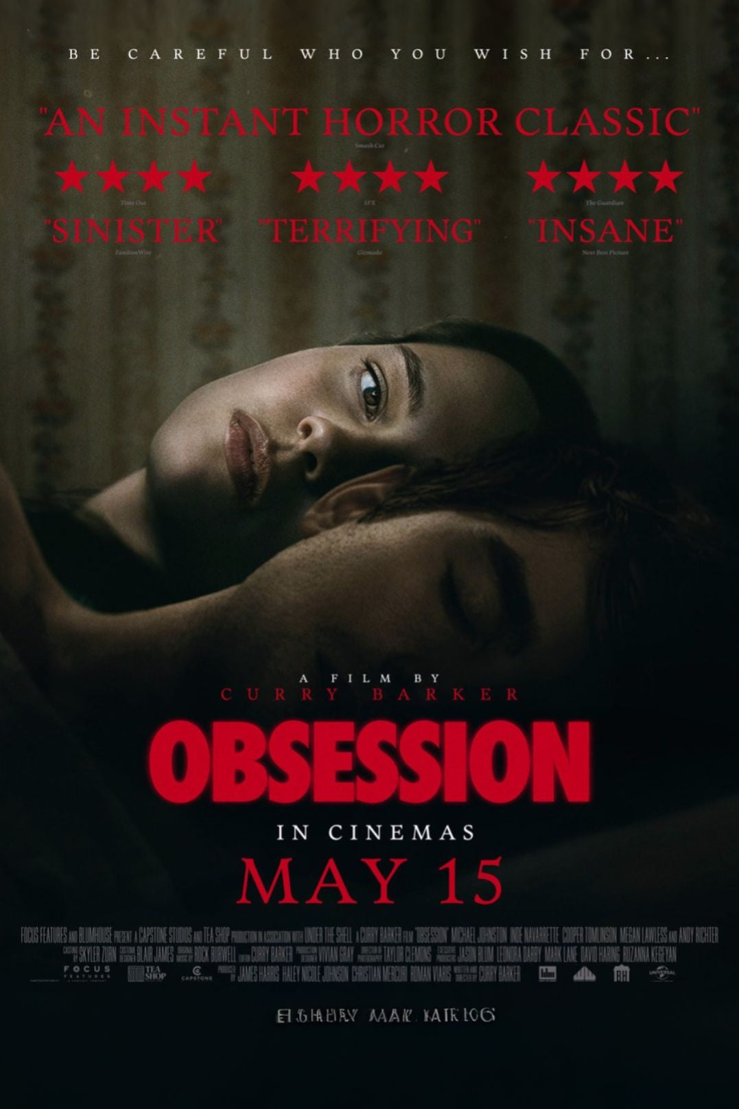 OBSESSION (2026). Be Careful Who You Wish For. ( WORLD PREMIERE )