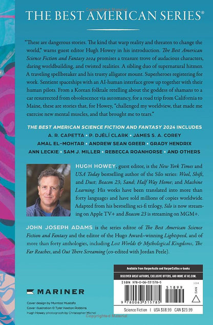 The Best American Science Fiction and Fantasy 2024: Hugh Howey BOOK