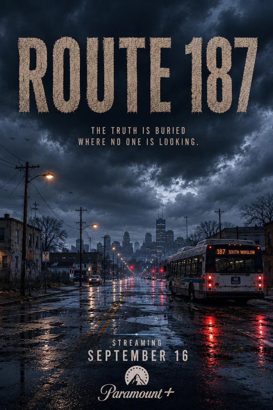 Route 187 (2026) crime drama series poster