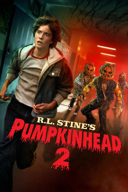 R.L. Stine's Pumpkinhead 2 (2026) movie poster with pumpkin-headed figures