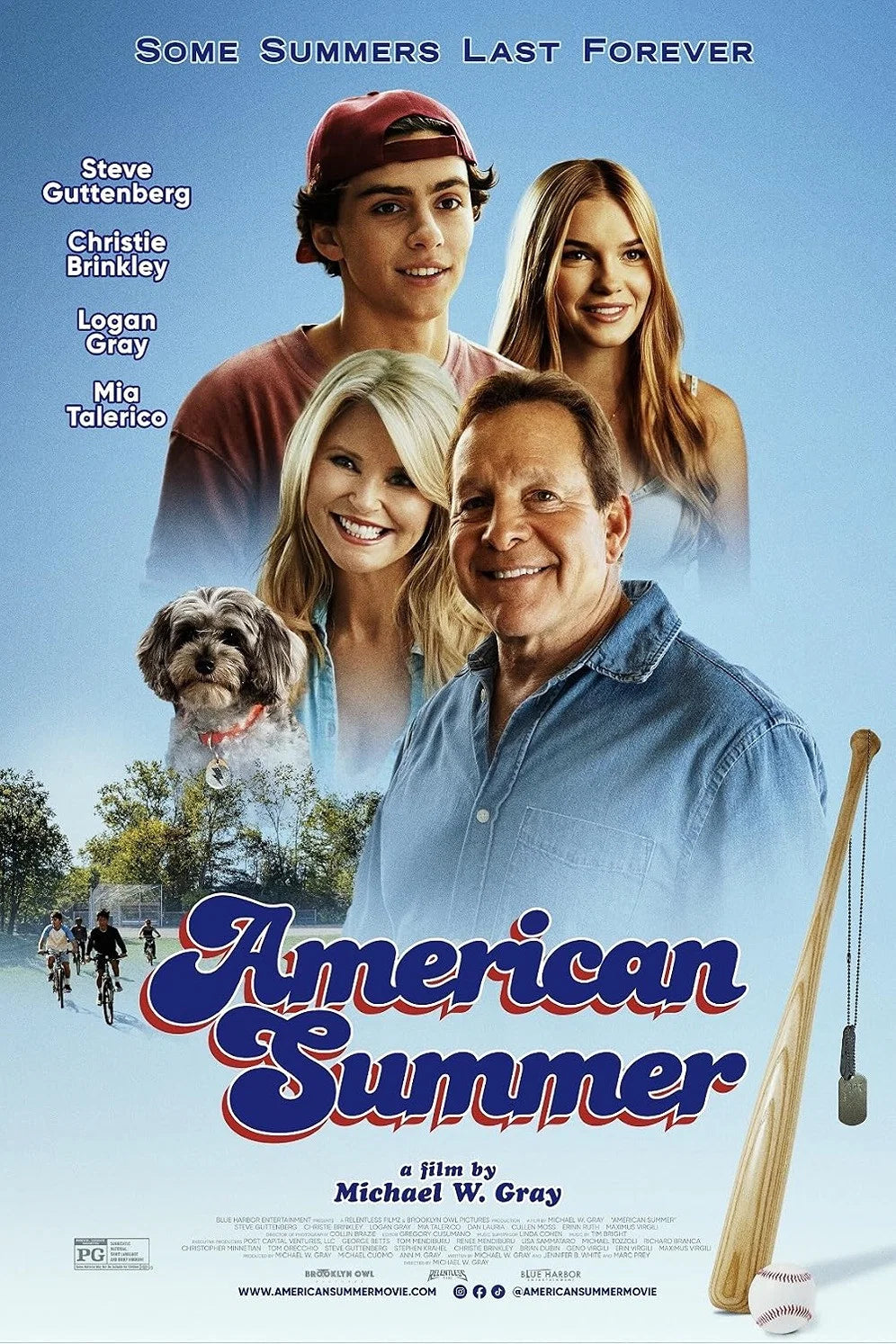 American Summer (2026) movie poster with Steve Guttenberg and Christie Brinkley