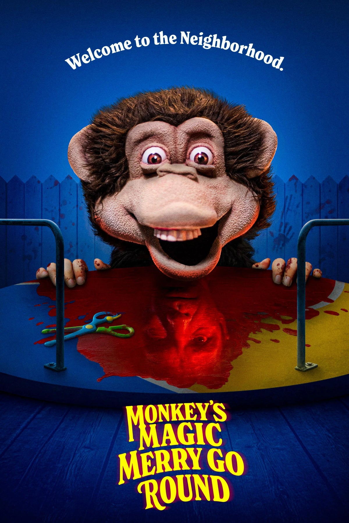 Monkey’s Magic Merry Go Round (2026) horror movie poster