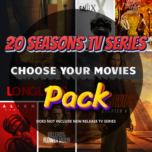 CHOOSE YOUR TV SERIES 11 SEASONS TV SERIES PACK ⚡🔥 80 % OFF - digital blockbuster