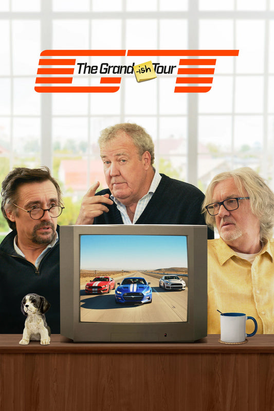 THE GRAND-ISH TOUR (2026). Clarkson. Hammond. May. One More Time.