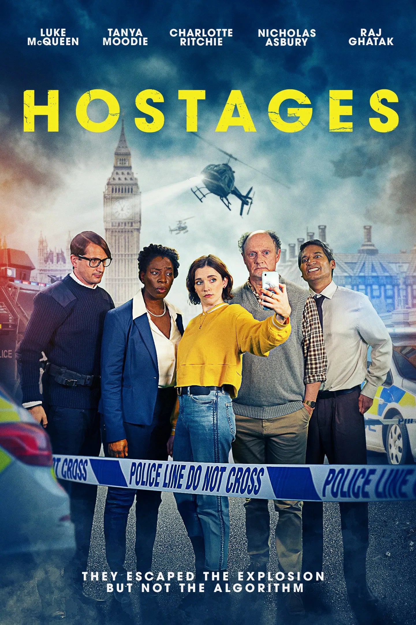 HOSTAGES (2025) [SOCIAL MEDIA CHAOS: SATIRICAL THRILLER] / NEW