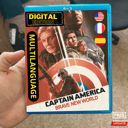 digital blockbuster Captain America: Brave New World  (2025) UPDATE FREE only etsy buyers