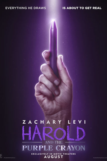 digital blockbuster Harold and the Purple Crayon (2024) NEW