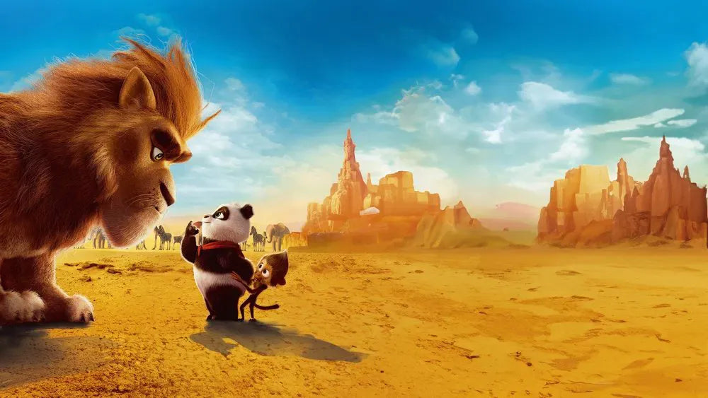 digital blockbuster Panda Bear in Africa (2024) NEW