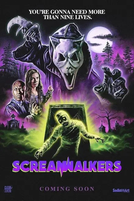 digital blockbuster Screamwalkers (2024) NEW