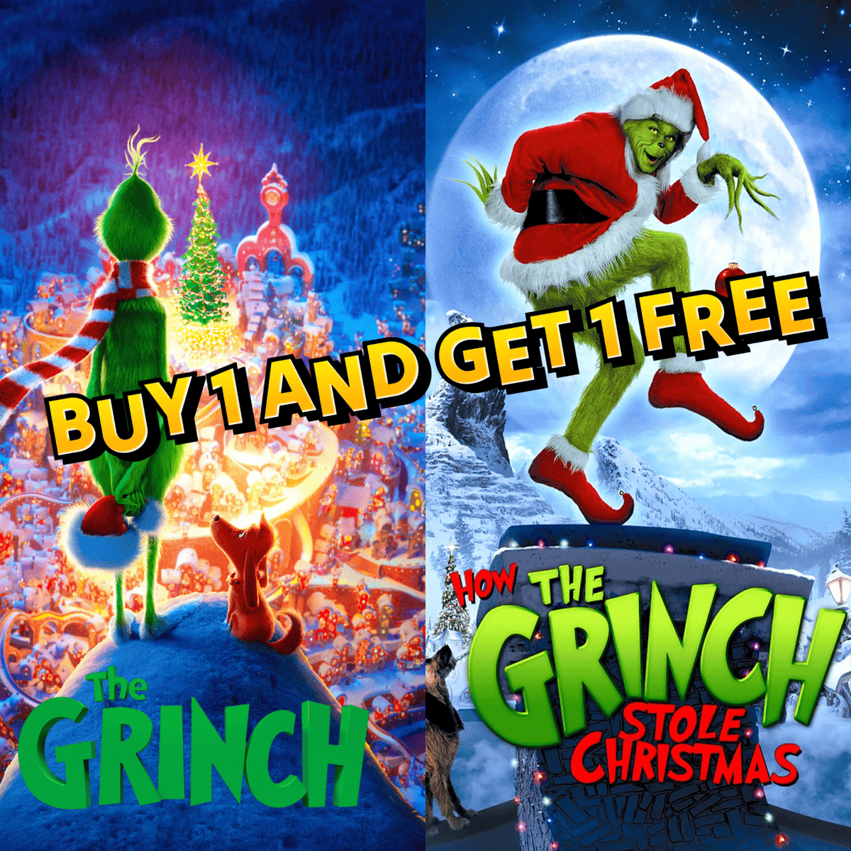 digital blockbuster The Grinch Saga BUY 1 AND GET 1 FREE