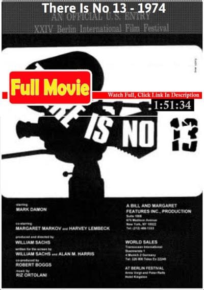 digital blockbuster There Is No 13 (1974) CLASSIC