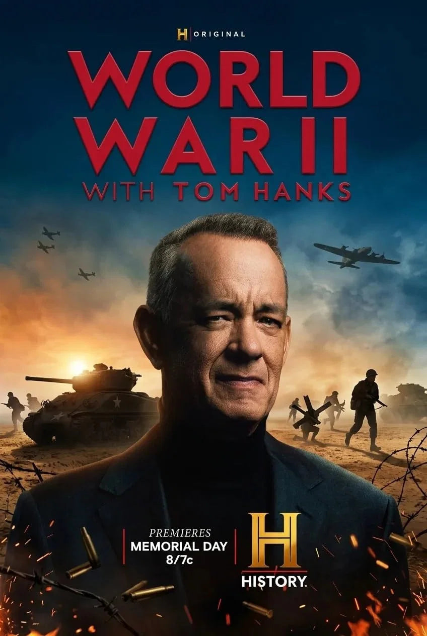 World War II with Tom Hanks — Real. Epic. Hanks.