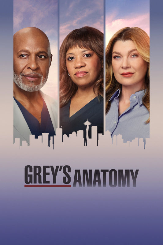 Grey’s Anatomy poster featuring Richard Webber, Miranda Bailey and Meredith Grey