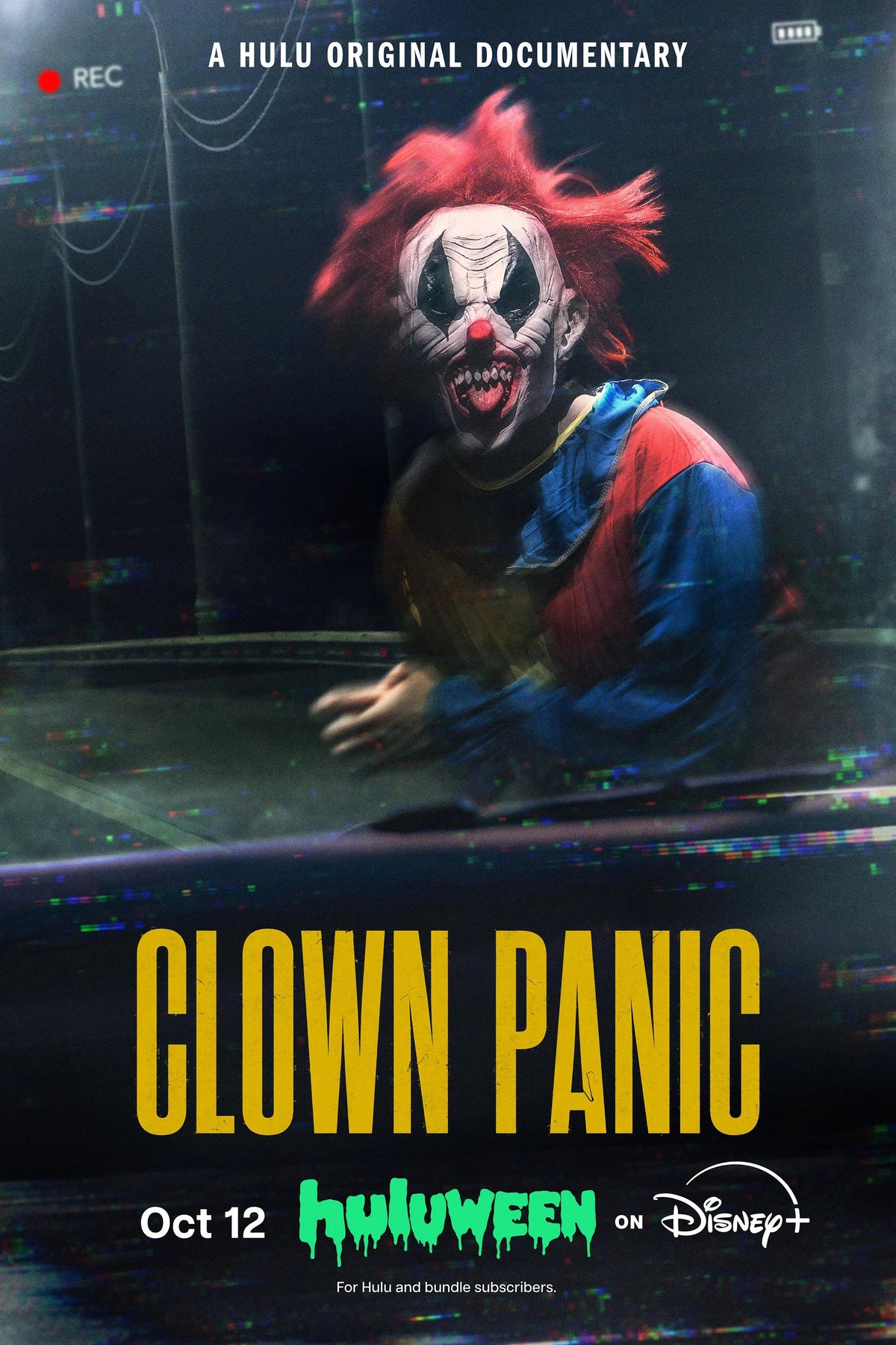 Clown Panic Hulu original documentary poster