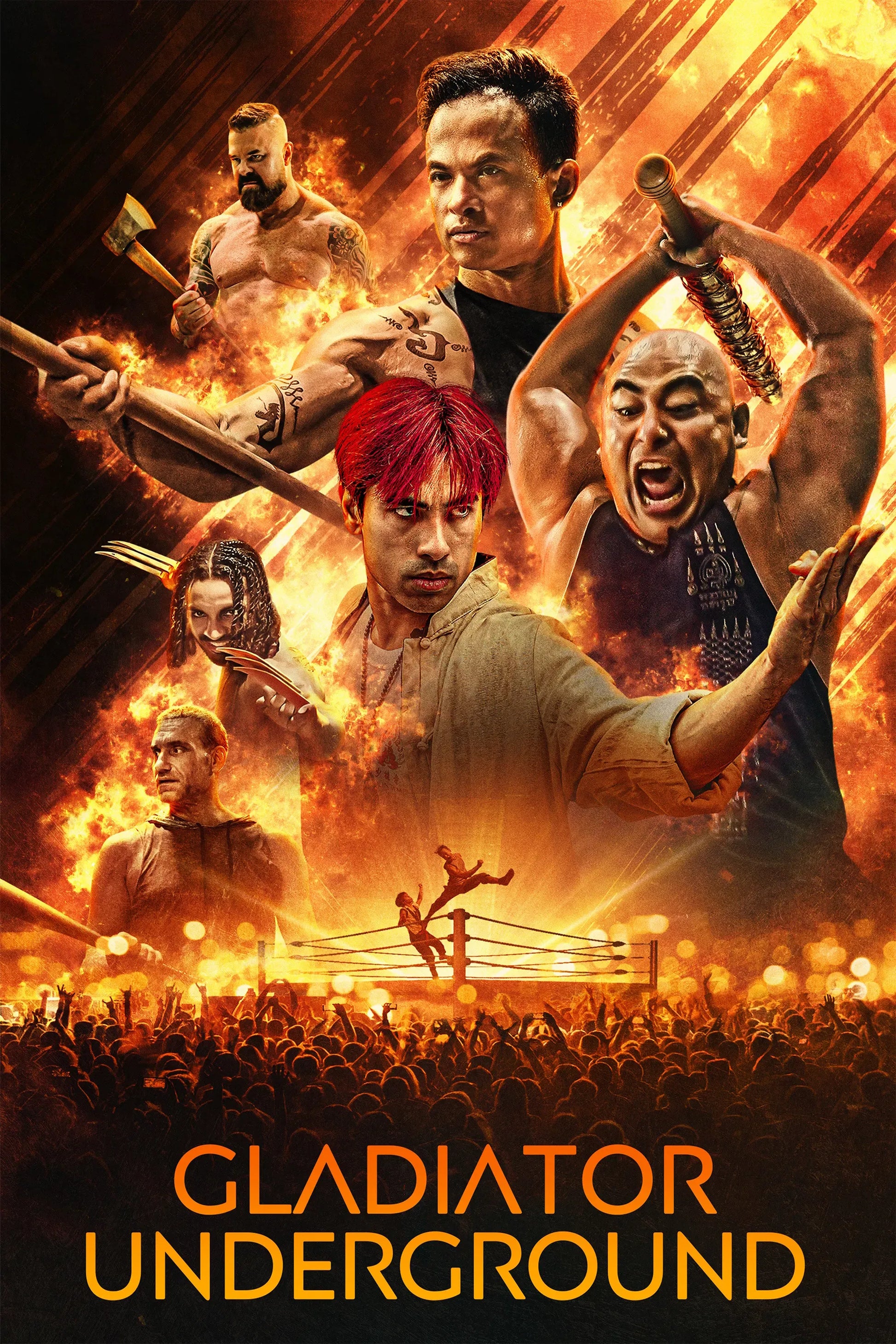 Moviefy store  GLADIATOR UNDERGROUND (2025) [HIGH-STAKES FIGHTING THRILLER] / 24 HS SALE