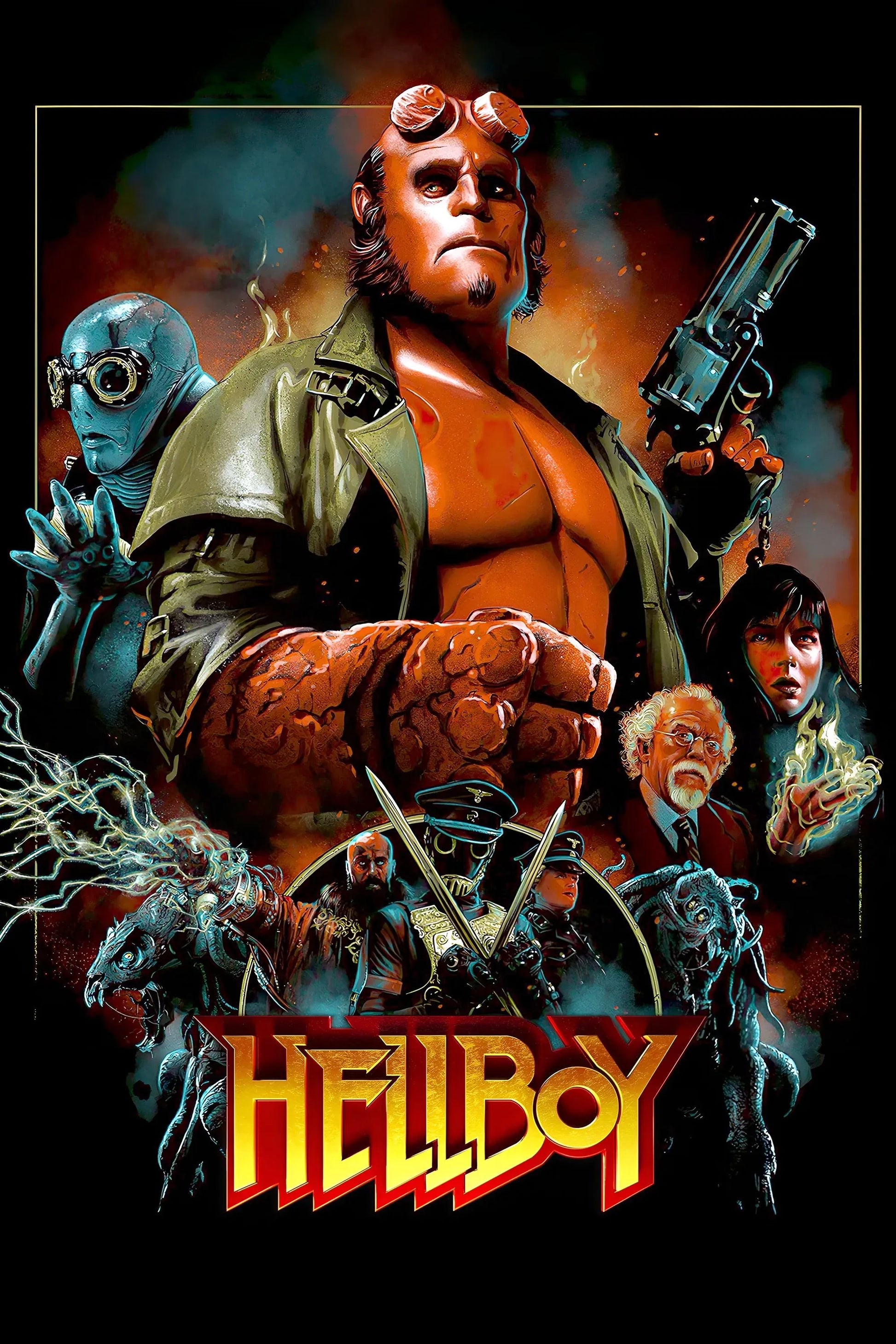 Moviefy store  Hellboy (2004) UHD 4K  CLASSIC [ Supernatural Comic Book ]