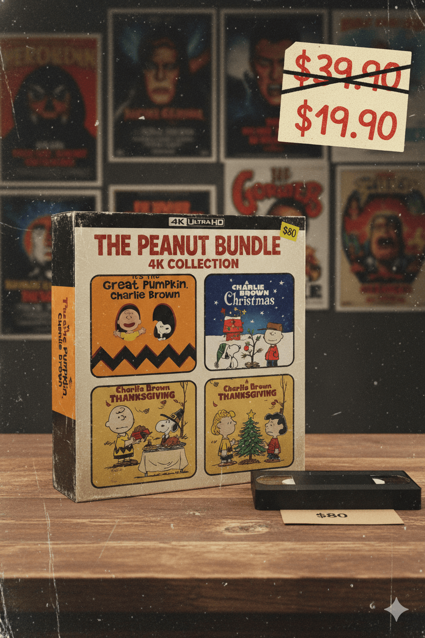 Moviefy store  The Peanuts Holiday Trilogy [APPLE TV+ EXCLUSIVE]  (4K Remastered) NEW
