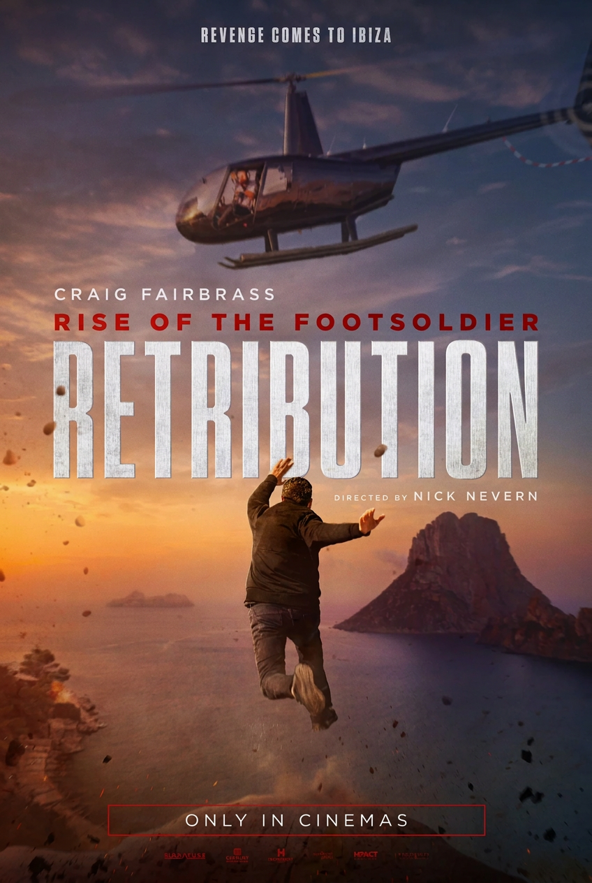 Retribution con ONLY IN CINEMAS y sin la fecha de agosto