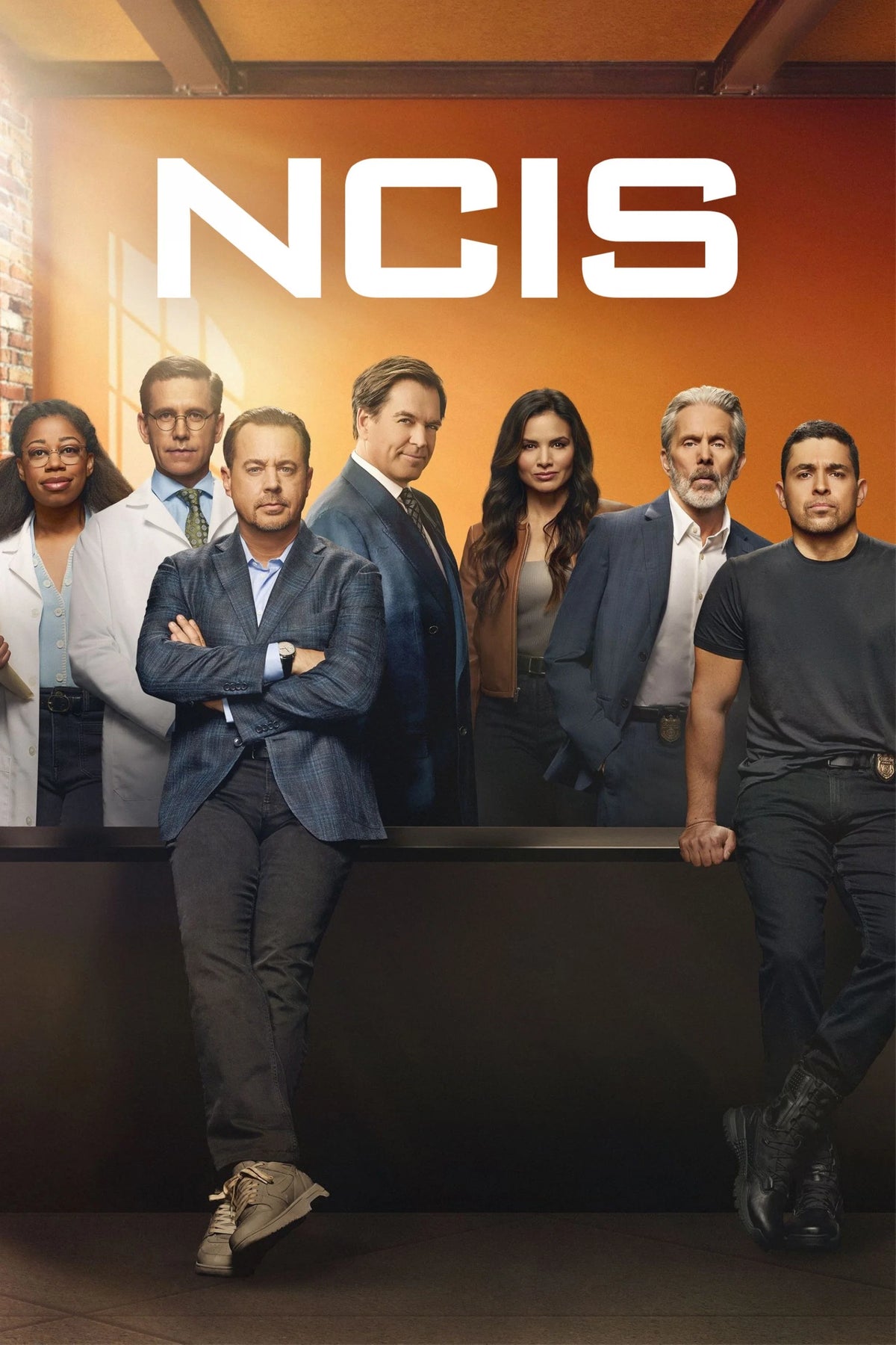 NCIS Season 24 poster featuring the ensemble cast beneath the NCIS title